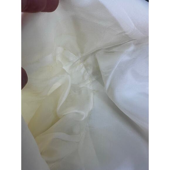 Lafayette 148 NY Women sz 8 Linen Blazer Off White Designer Office Workwear - Picture 8 of 15